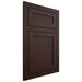 Shiloh Cabinetry Flush Inset Malibu Alder Plain Cut Bistre Door
