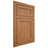 Shiloh Cabinetry Flush Inset Malibu Alder Plain Cut Caramel Door