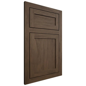 Shiloh Cabinetry Flush Inset Malibu Alder Plain Cut Caviar Door