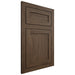 Shiloh Cabinetry Flush Inset Malibu Alder Plain Cut Caviar Door