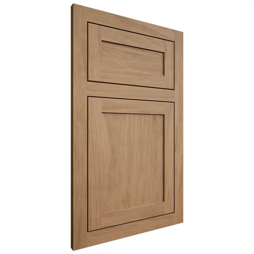 Shiloh Cabinetry Flush Inset Malibu Alder Plain Cut Dusty Road Door