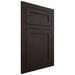 Shiloh Cabinetry Flush Inset Malibu Alder Plain Cut Espresso Door