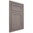 Shiloh Cabinetry Flush Inset Malibu Alder Plain Cut Stonehenge Door