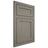 Shiloh Cabinetry Flush Inset Malibu Alder Plain Cut Thyme Door