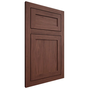 Shiloh Cabinetry Flush Inset Malibu Cherry Plain Cut Bourbon Door