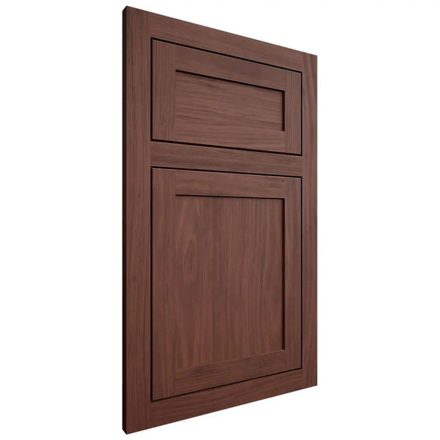 Shiloh Cabinetry Flush Inset Malibu Cherry Plain Cut Bourbon Door