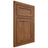 Shiloh Cabinetry Flush Inset Malibu Cherry Plain Cut Carob Door