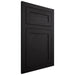Shiloh Cabinetry Flush Inset Malibu Cherry Plain Cut Espresso Door
