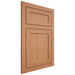 Shiloh Cabinetry Flush Inset Malibu Cherry Plain Cut Natural Door