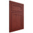 Shiloh Cabinetry Flush Inset Malibu Cherry Plain Cut Red Door