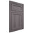 Shiloh Cabinetry Flush Inset Malibu Hickory Plain Cut Cadet Door