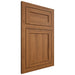 Shiloh Cabinetry Flush Inset Malibu Hickory Plain Cut Chestnut Door