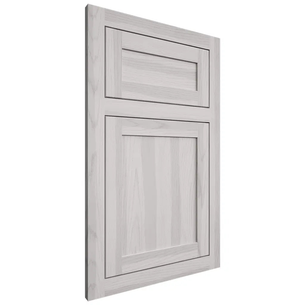 Shiloh Cabinetry Flush Inset Malibu Hickory Plain Cut Cotton Door