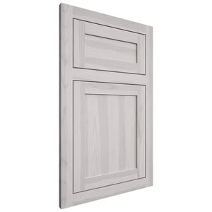 Shiloh Cabinetry Flush Inset Malibu Hickory Plain Cut Cotton Door