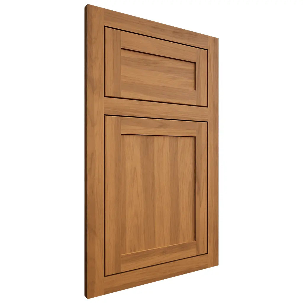 Shiloh Cabinetry Flush Inset Malibu Hickory Plain Cut Medium Door