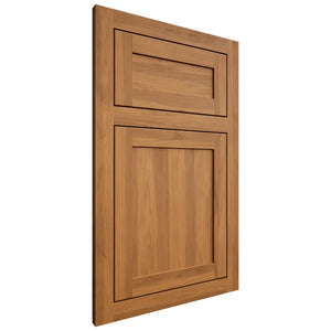 Shiloh Cabinetry Flush Inset Malibu Hickory Plain Cut Medium Door