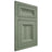 Shiloh Cabinetry Flush Inset Malibu Hickory Plain Cut Moss Door