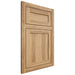 Shiloh Cabinetry Flush Inset Malibu Hickory Plain Cut Natural Door