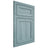 Shiloh Cabinetry Flush Inset Malibu Hickory Plain Cut Sky Door