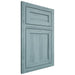 Shiloh Cabinetry Flush Inset Malibu Hickory Plain Cut Sky Door