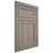 Shiloh Cabinetry Flush Inset Malibu Hickory Plain Cut Sterling Door