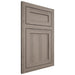 Shiloh Cabinetry Flush Inset Malibu Hickory Plain Cut Sterling Door