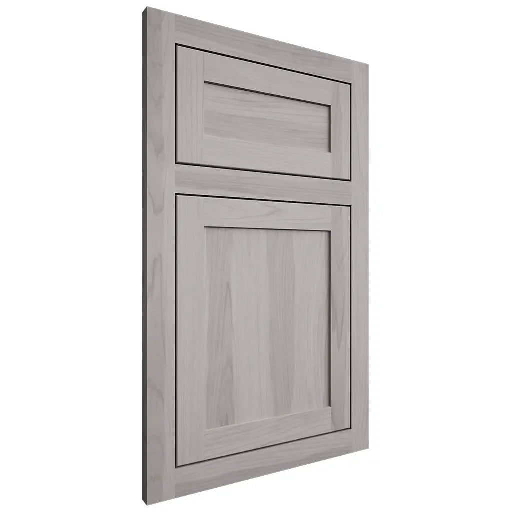 Shiloh Cabinetry Flush Inset Malibu Hickory Plain Cut Stratus Door