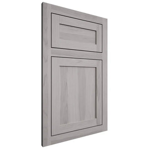 Shiloh Cabinetry Flush Inset Malibu Hickory Plain Cut Stratus Door