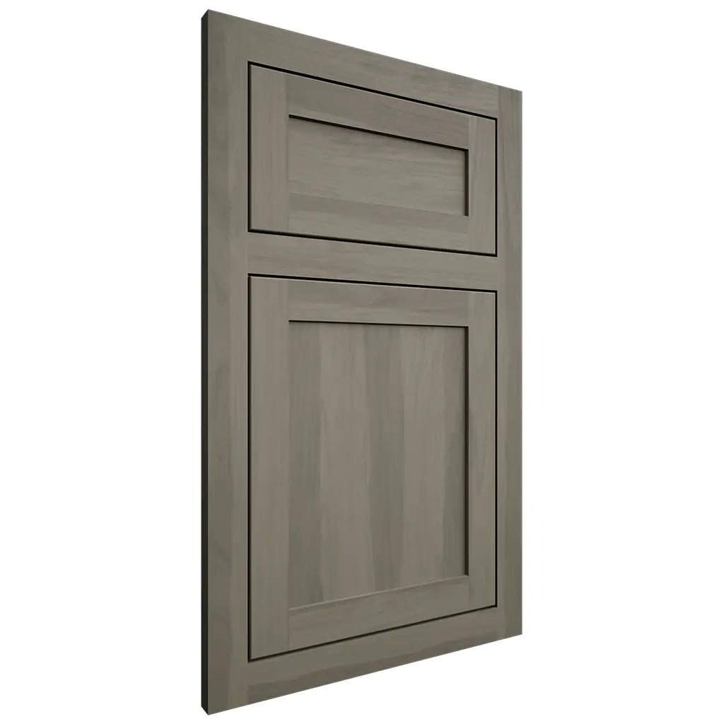 Shiloh Cabinetry Flush Inset Malibu Hickory Plain Cut Thyme Door