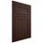 Shiloh Cabinetry Flush Inset Malibu Maple Plain Cut Cocoa Door