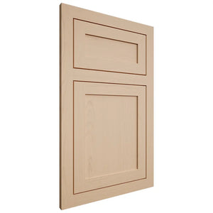 Shiloh Cabinetry Flush Inset Malibu Maple Plain Cut Natural Door