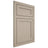 Shiloh Cabinetry Flush Inset Malibu Maple Plain Cut Pebble Door