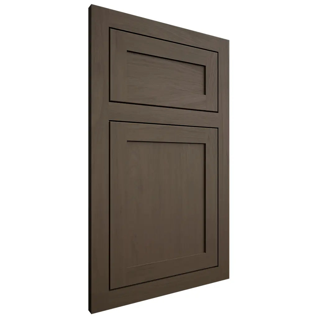 Shiloh Cabinetry Flush Inset Malibu Maple Plain Cut Perfect Brown Door