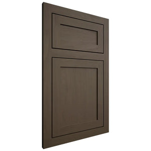 Shiloh Cabinetry Flush Inset Malibu Maple Plain Cut Perfect Brown Door