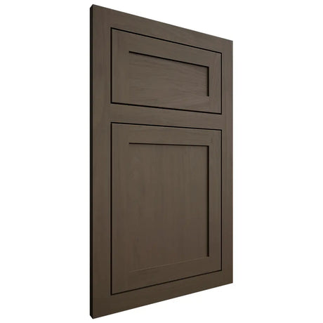 Shiloh Cabinetry Flush Inset Malibu Maple Plain Cut Perfect Brown Door