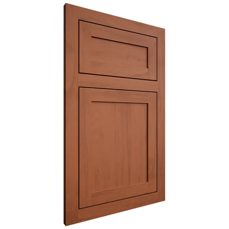 Shiloh Cabinetry Flush Inset Malibu Maple Plain Cut Spice Door