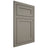 Shiloh Cabinetry Flush Inset Malibu Maple Plain Cut Thyme Door