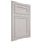 Shiloh Cabinetry Flush Inset Malibu Paintable Amazing Gray Door