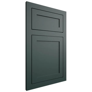 Shiloh Cabinetry Flush Inset Malibu Paintable Billiard Green Door