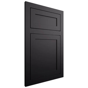 Shiloh Cabinetry Flush Inset Malibu Paintable Black Door