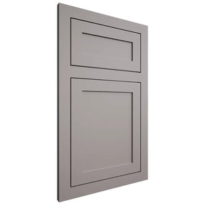 Shiloh Cabinetry Flush Inset Malibu Paintable Dovetail Gray Door