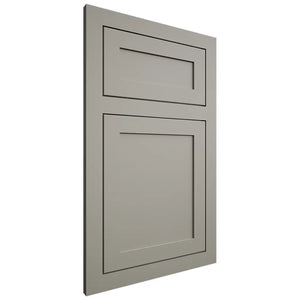 Shiloh Cabinetry Flush Inset Malibu Paintable Evergreen Fog Door