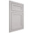 Shiloh Cabinetry Flush Inset Malibu Paintable Light French Gray Door