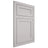 Shiloh Cabinetry Flush Inset Malibu Paintable Mindful Gray Door