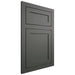 Shiloh Cabinetry Flush Inset Malibu Paintable Pewter Green Door
