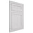 Shiloh Cabinetry Flush Inset Malibu Paintable Pure White Door