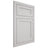Shiloh Cabinetry Flush Inset Malibu Paintable Repose Gray Door