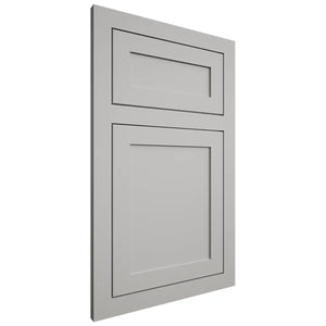 Shiloh Cabinetry Flush Inset Malibu Paintable Unusual Gray Door