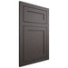 Shiloh Cabinetry Flush Inset Malibu Paintable Urbane Bronze Door
