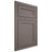 Shiloh Cabinetry Flush Inset Malibu Poplar Plain Cut Heatherstone Door